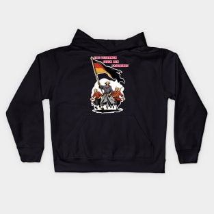 Einigkeit gegen Faschismus: Alle zusammen gegen den Faschismus!! Kids Hoodie